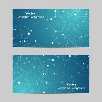 Set of horizontal banners Stock Illustration