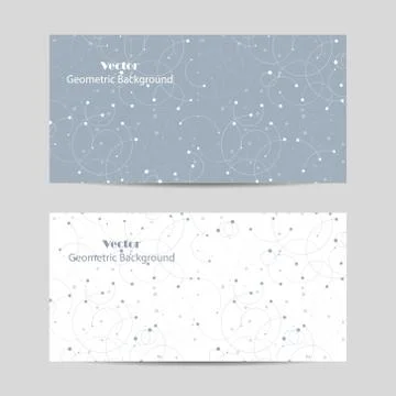 Set of horizontal banners Stock Illustration