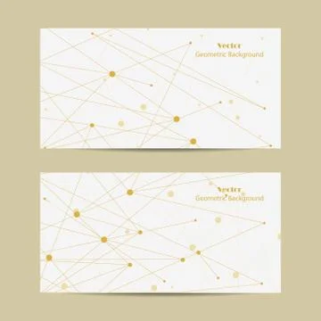 Set of horizontal banners Illustrazione stock