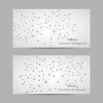 Set of horizontal banners Stock Illustration