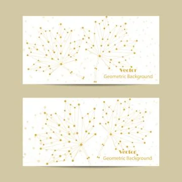 Set of horizontal banners Stock Illustration