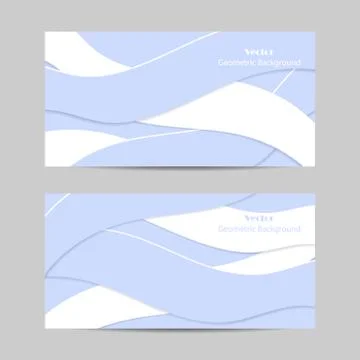 Set of horizontal banners Stock Illustration