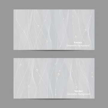 Set of horizontal banners Illustrazione stock