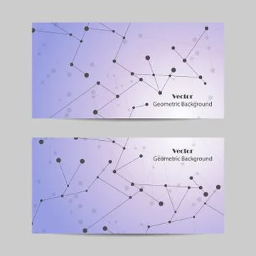 Set of horizontal banners Illustrazione stock