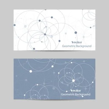 Set of horizontal banners Stock Illustration