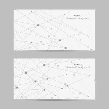 Set of horizontal banners Illustrazione stock