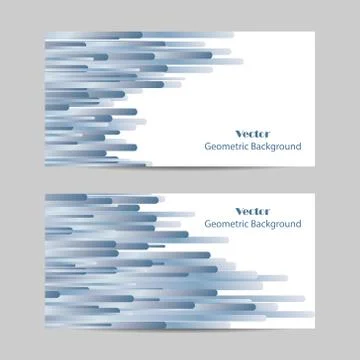 Set of horizontal banners Stock Illustration