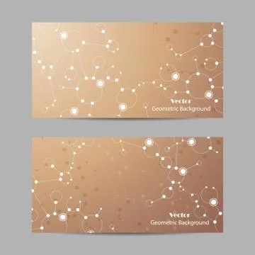 Set of horizontal banners Stock Illustration