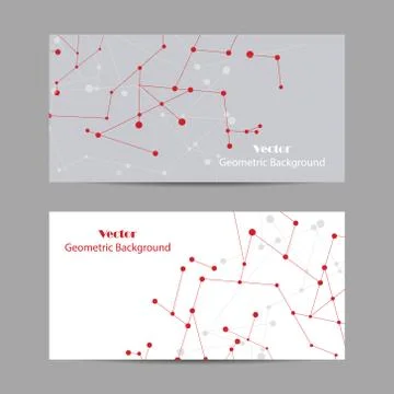 Set of horizontal banners Stock Illustration