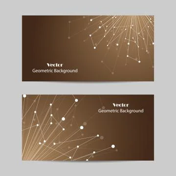 Set of horizontal banners Illustrazione stock