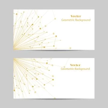 Set of horizontal banners Illustrazione stock