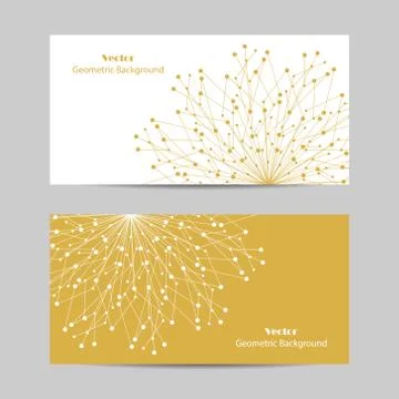 Set of horizontal banners Illustrazione stock