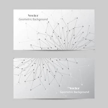 Set of horizontal banners Illustrazione stock