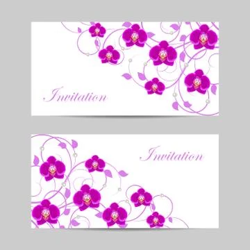 Set of horizontal banners Illustrazione stock