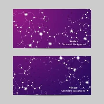 Set of horizontal banners Stock Illustration