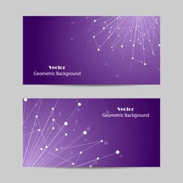 Set of horizontal banners Stock Illustration