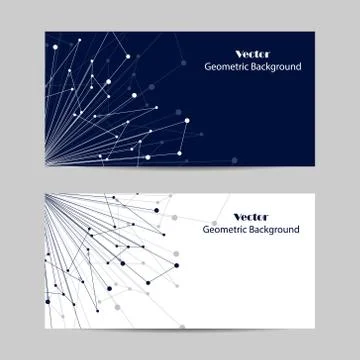 Set of horizontal banners Stock Illustration