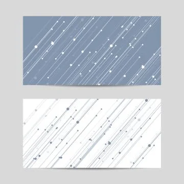 Set of horizontal banners Stock Illustration