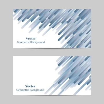 Set of horizontal banners Stock Illustration