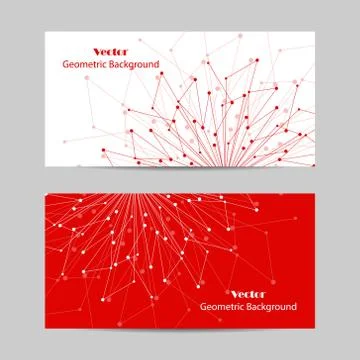 Set of horizontal banners Illustrazione stock