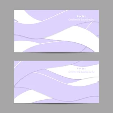 Set of horizontal banners Stock Illustration