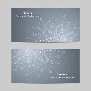 Set of horizontal banners Illustrazione stock