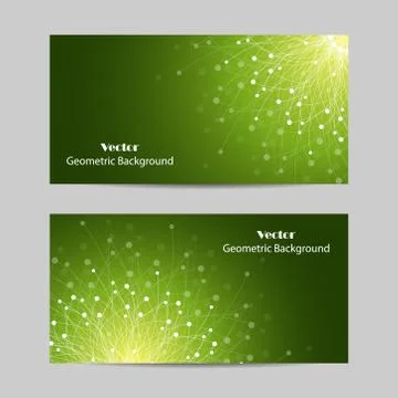 Set of horizontal banners Illustrazione stock