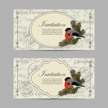 Set of horizontal banners Stock Illustration