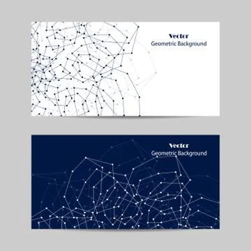 Set of horizontal banners Illustrazione stock