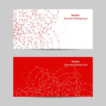 Set of horizontal banners Stock Illustration