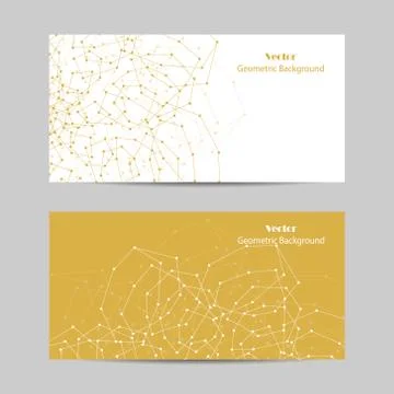 Set of horizontal banners Illustrazione stock