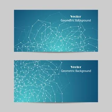 Set of horizontal banners Illustrazione stock