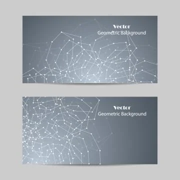 Set of horizontal banners Illustrazione stock