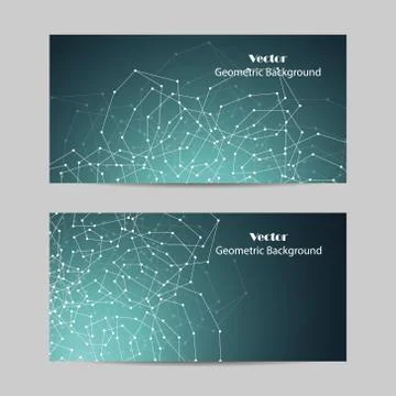 Set of horizontal banners Stock Illustration