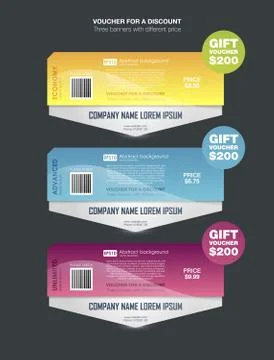 Set horizontal tariffs banners. interface for the site. ui ux vector banner for Stock-Illustration