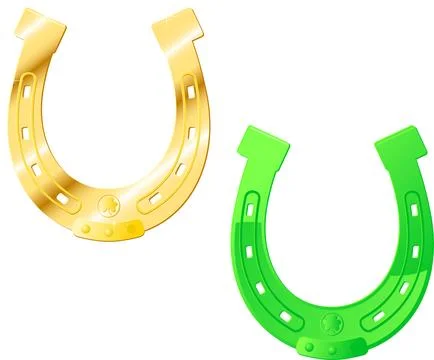 Set Horseshoe Stock Illustration
