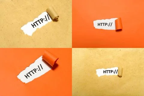Set of http text 写真素材