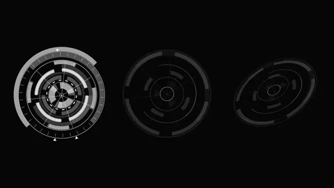 A set of HUD interface elements with a different background. 動画素材 84470079