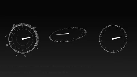 A set of HUD interface elements with a different background. Stock-Footage 84581716