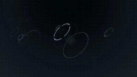 A set of HUD interface elements with a different background. 스톡 동영상 84796926