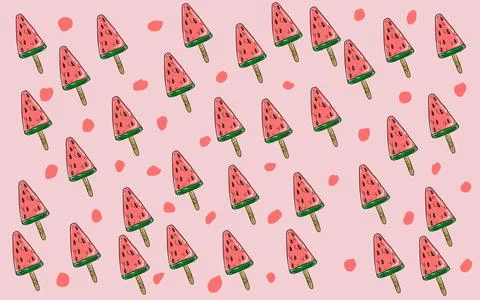Set of ice cream Stock Illustration