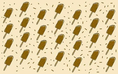 Set of ice cream Stock Illustration