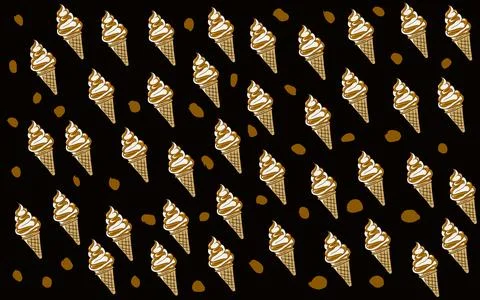 Set of ice cream Stock Illustration