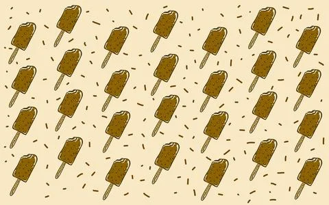 Set of ice cream Stock Illustration