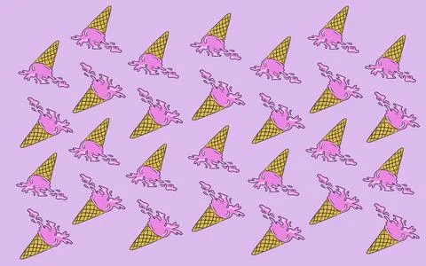 Set of ice cream Stock Illustration