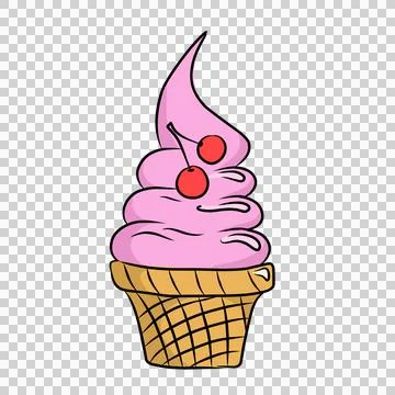 Set of ice cream Stock Illustration