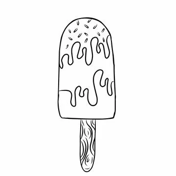 Set of ice cream Stock Illustration