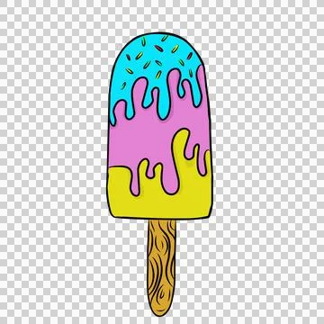 Set of ice cream Stock Illustration