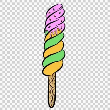 Set of ice cream Stock Illustration