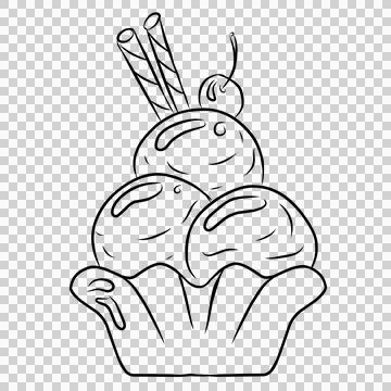 Set of ice cream Stock Illustration
